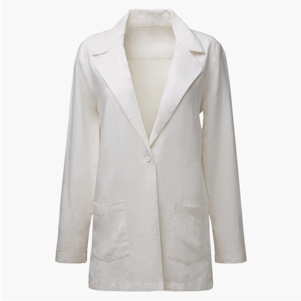 WeWoreWhat Linen Oversized Blazer